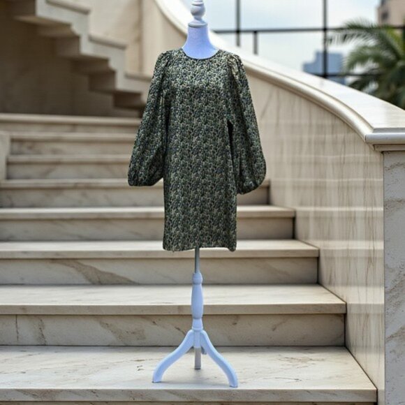 H&M Green Floral Dress - Picture 1 of 13